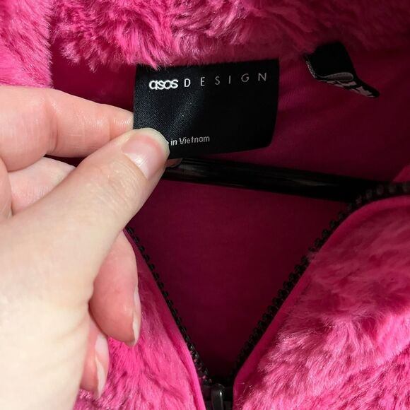 ASOS Pink Fuzzy Sweater - Picture 2 of 7